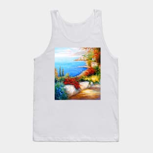 Blooming alley by the sea Tank Top